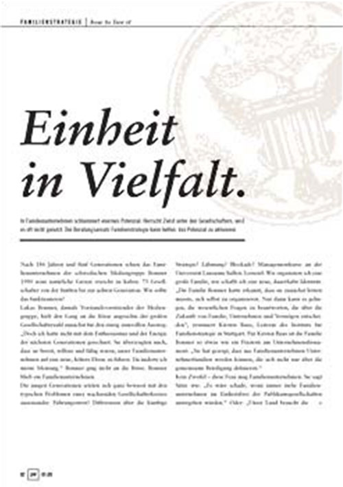 Einheit in Vielfalt