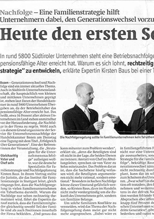 Heute den ersten Schritt tun